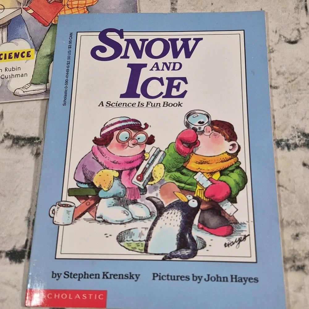 Lot 7 Vintage Kids Books Homeschool Science Educational Hardcover And Soft